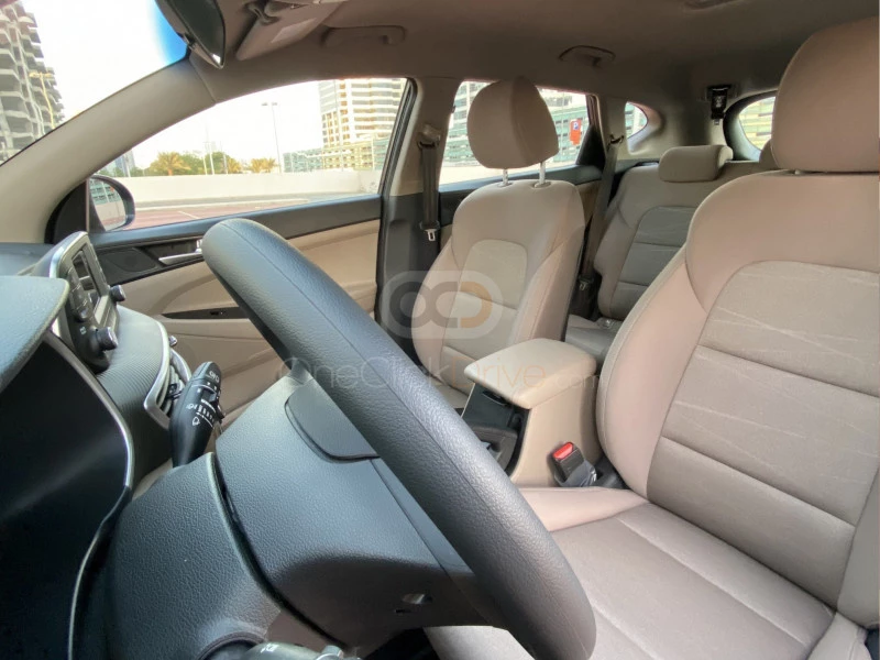 Blue Hyundai Tucson 2021 for rent in Dubai 4